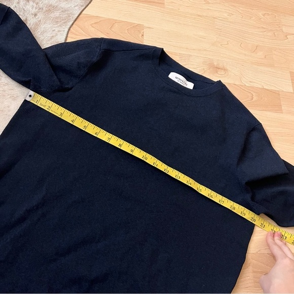 MINISTRY OF SUPPLY Navy Supply Atlas Sweater Long Sleeve Tech Crewneck Sz Small - Picture 7 of 8